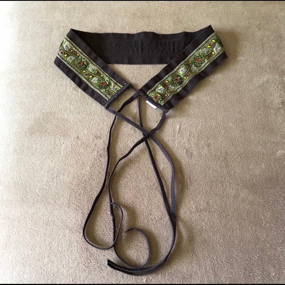 Zara Beaded Boho Wrap Belt